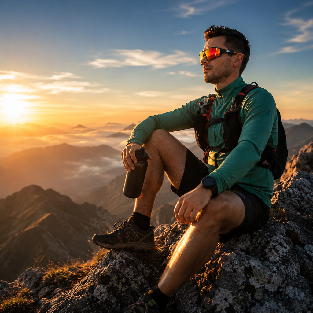 Sport Wraparound Sunglasses | Polarized UV400 Protection for Outdoor Activities | Secure Fit for Clarity and Comfort