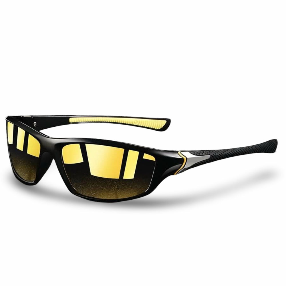 Sport Wraparound Sunglasses | Polarized UV400 Protection for Outdoor Activities | Secure Fit for Clarity and Comfort