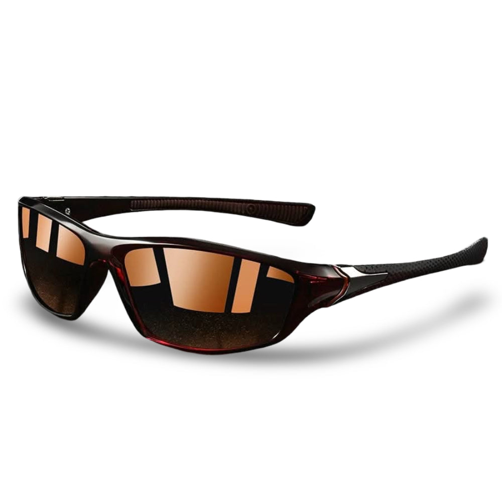 Sport Wraparound Sunglasses | Polarized UV400 Protection for Outdoor Activities | Secure Fit for Clarity and Comfort