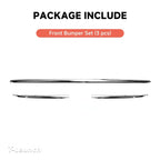 Stainless Steel Front & Rear Bumper Protection Trim for Tesla Model Y L 2026+