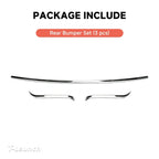 Stainless Steel Front & Rear Bumper Protection Trim for Tesla Model Y L 2026+