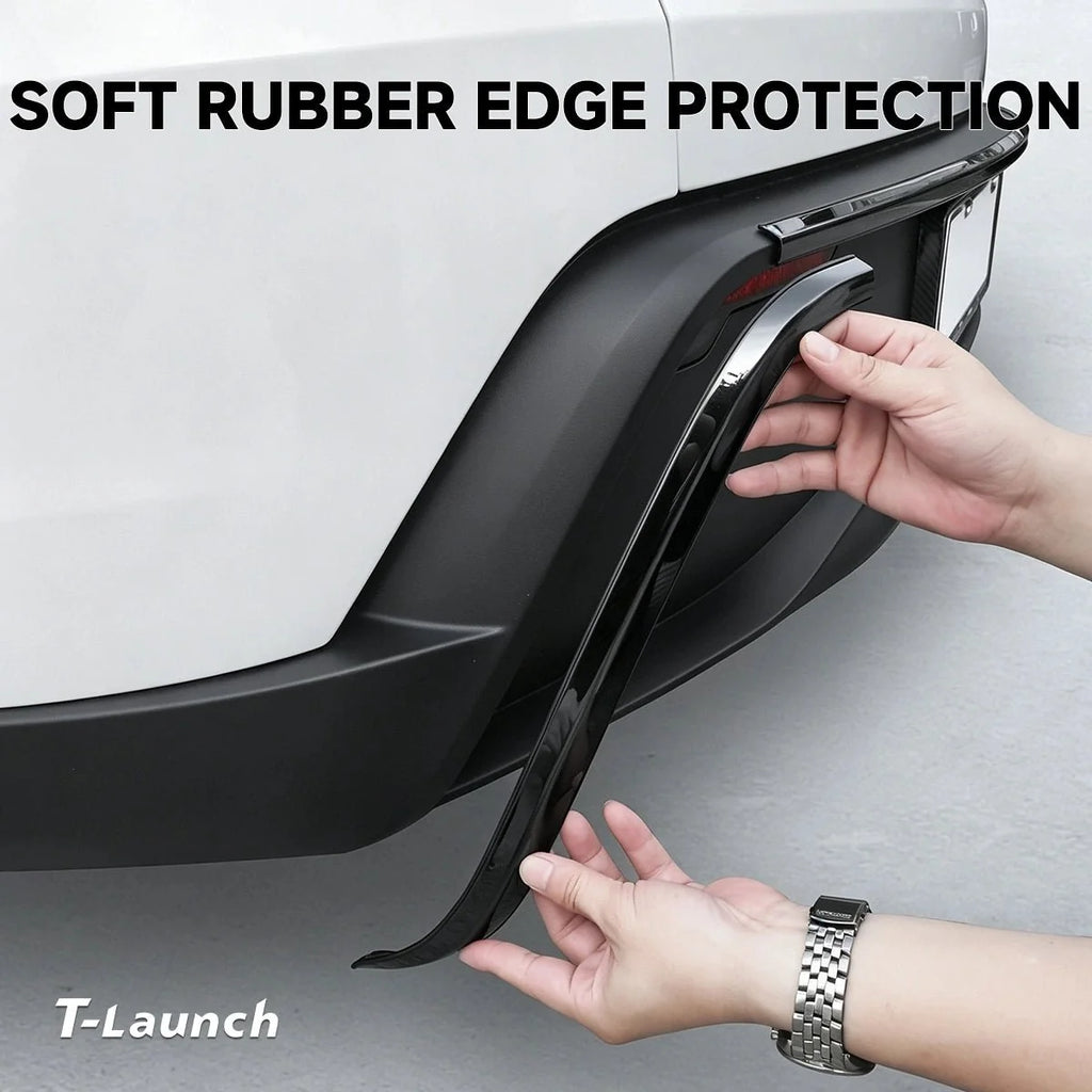 Stainless Steel Front & Rear Bumper Protection Trim for Tesla Model Y L 2026+