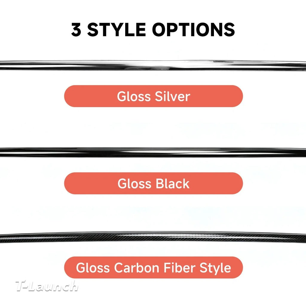 Stainless Steel Front & Rear Bumper Protection Trim for Tesla Model Y L 2026+