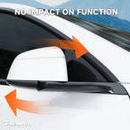 Stainless Steel Side Mirror Anti-Scratch Edge Protector Trim for Tesla Model Y Juniper 2025+/Model Y L 2026+