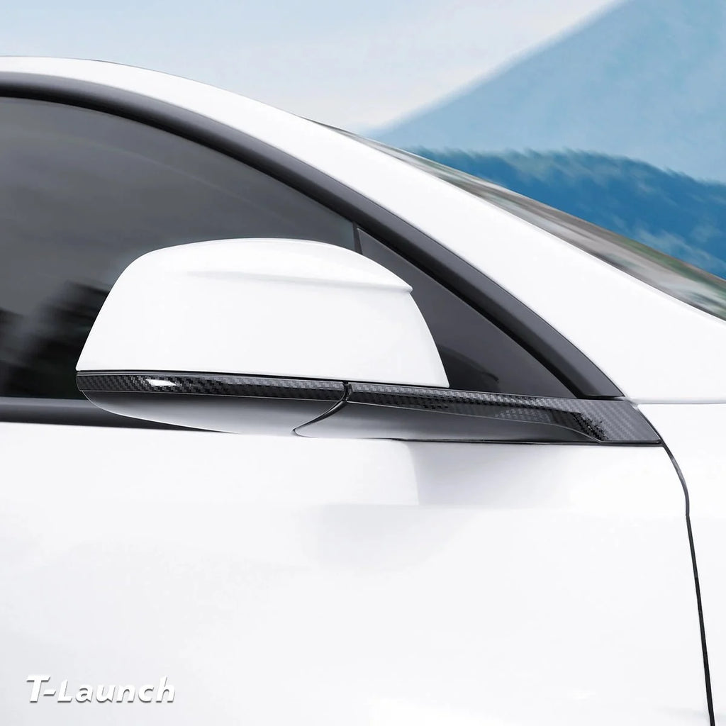 Stainless Steel Side Mirror Anti-Scratch Edge Protector Trim for Tesla Model Y Juniper 2025+/Model Y L 2026+