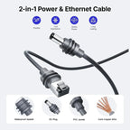Starlink Mini Cable - 2-in-1 Ethernet & Power, RJ45 & DC