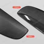 [Real Carbon Fiber] Steering Wheel Caps Cover for Tesla Model Y Juniper 2025+