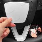 ABS Steering Wheel Center & V-Shape Trim for 2026 New Tesla Model Y Standard