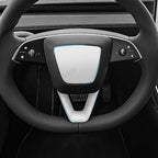 ABS Steering Wheel Center & V-Shape Trim for Tesla Model Y Juniper 2025+ / Model 3 Highland 2024+