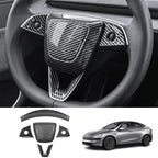 Steering Wheel Panel Decor Cover Trim for Tesla Model Y/Y L 2025+