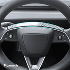 Steering Wheel Panel Decor Cover Trim for Tesla Model 3 Highland 2024+