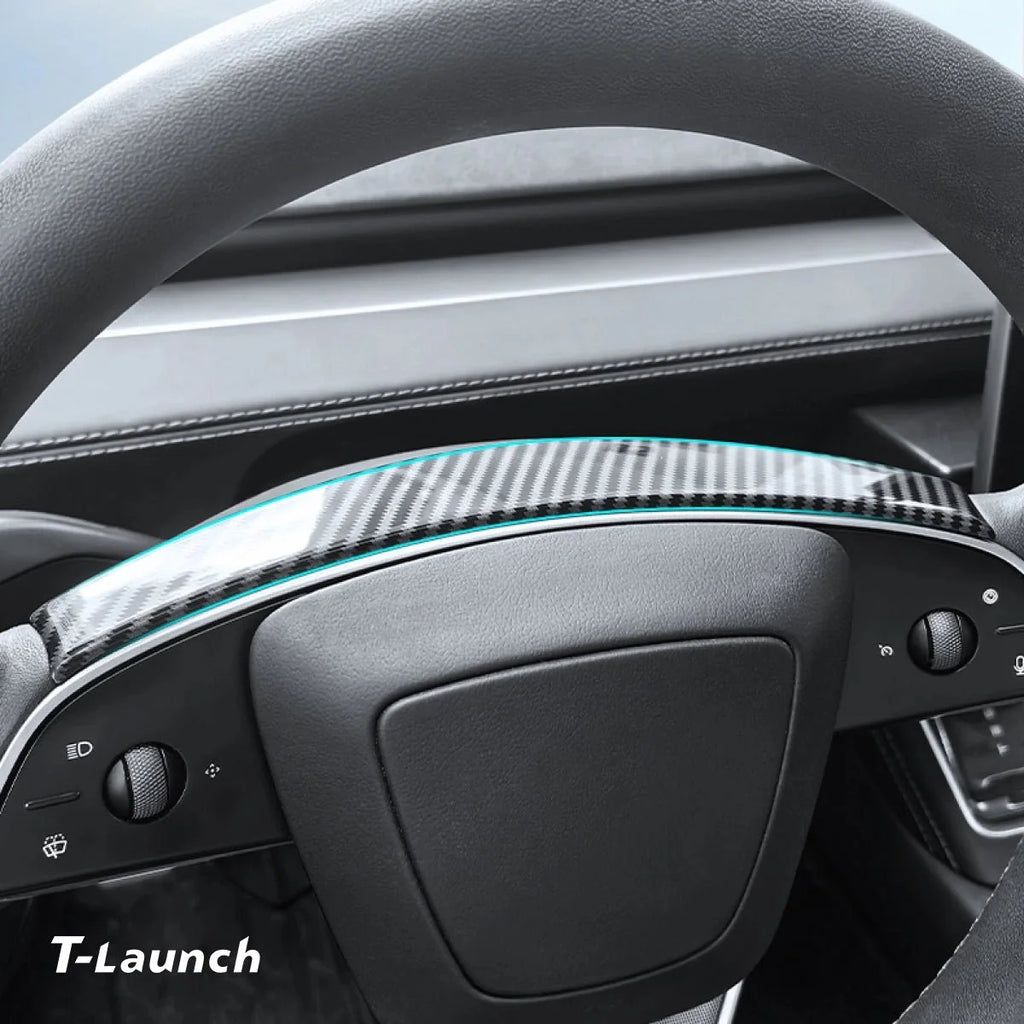 Steering Wheel Panel Decor Cover Trim for Tesla Model Y/Y L 2025+