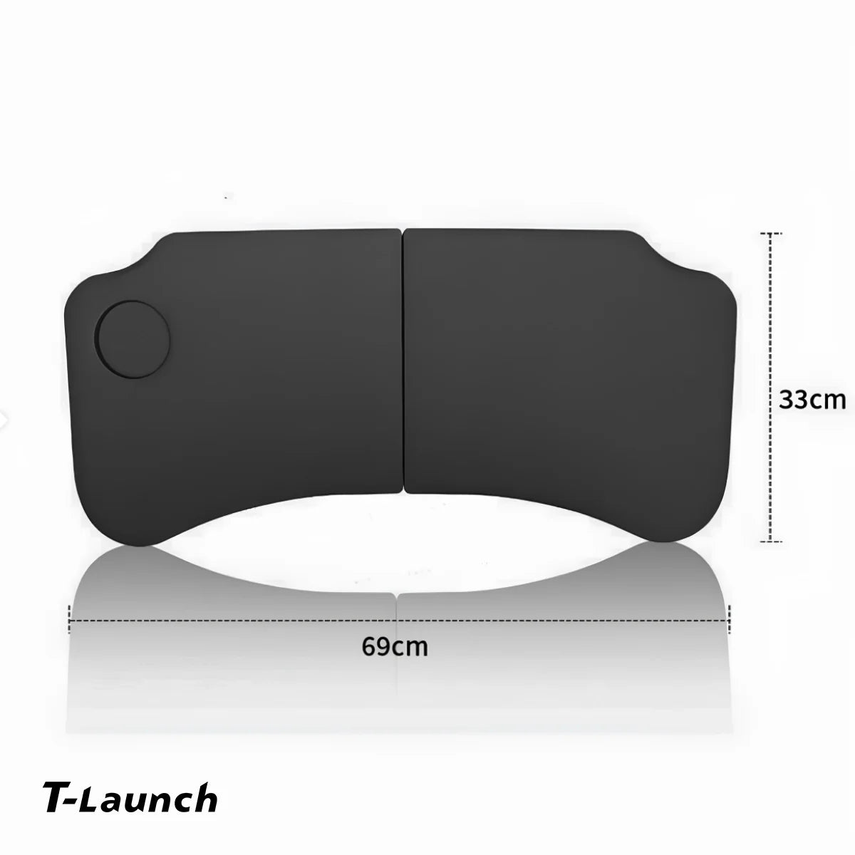 Nappa Leather Foldable Steering Wheel Table for Tesla Model 3/Y