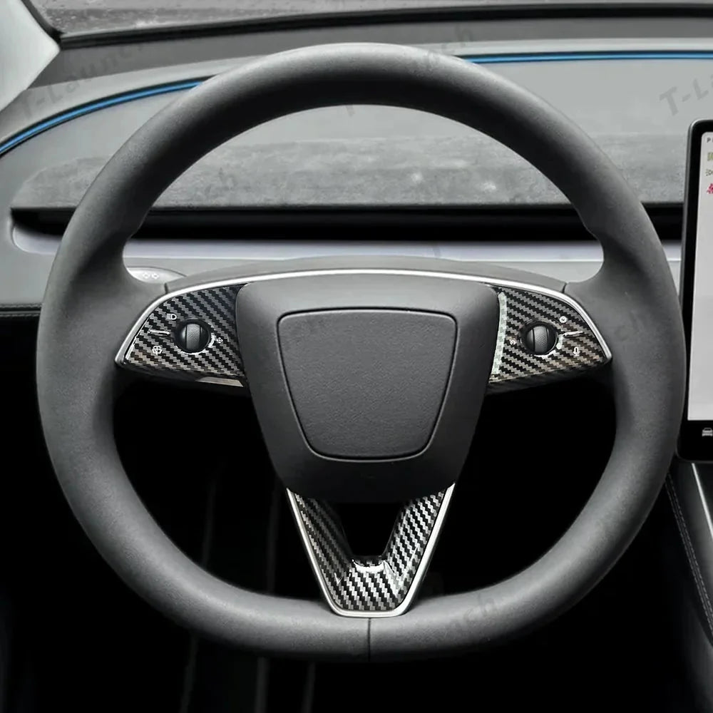 ABS Steering Wheel Trim Cover Kit for Tesla Model Y Juniper 2025+
