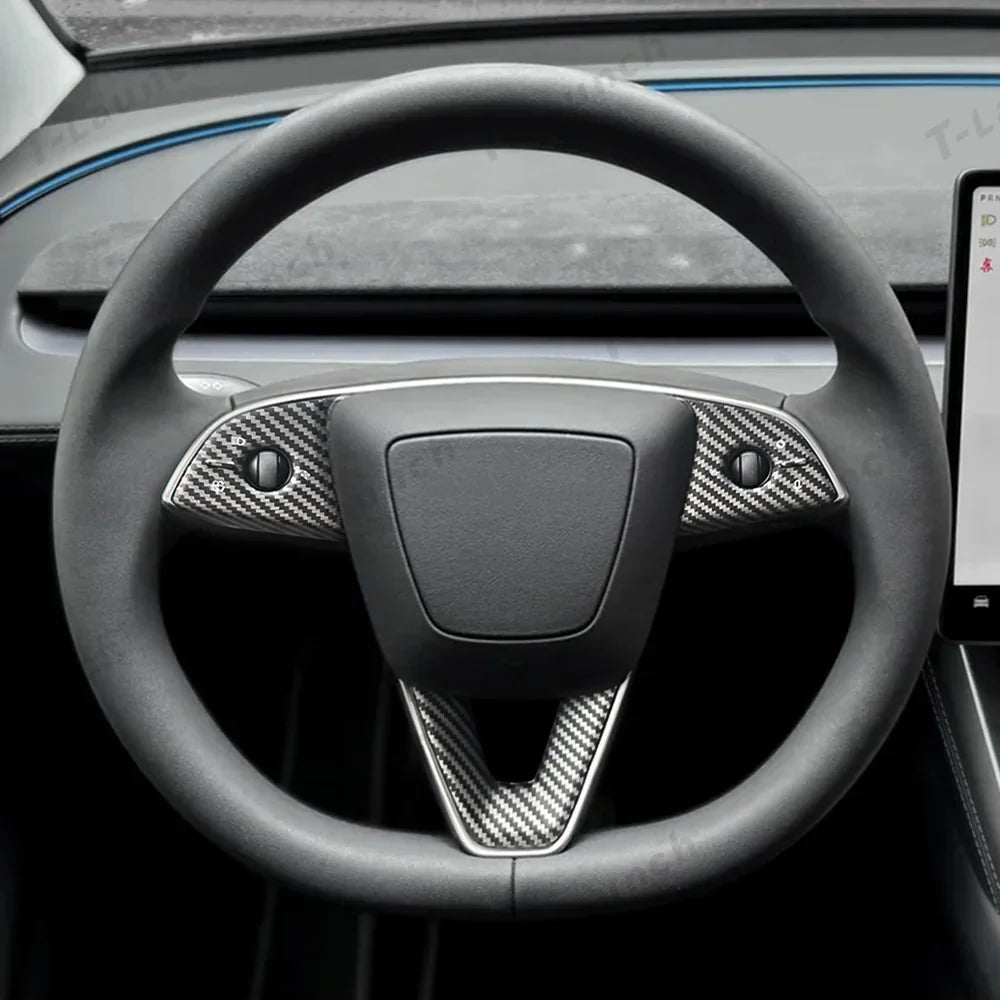 ABS Steering Wheel Trim Cover Kit for Tesla Model Y Juniper 2025+