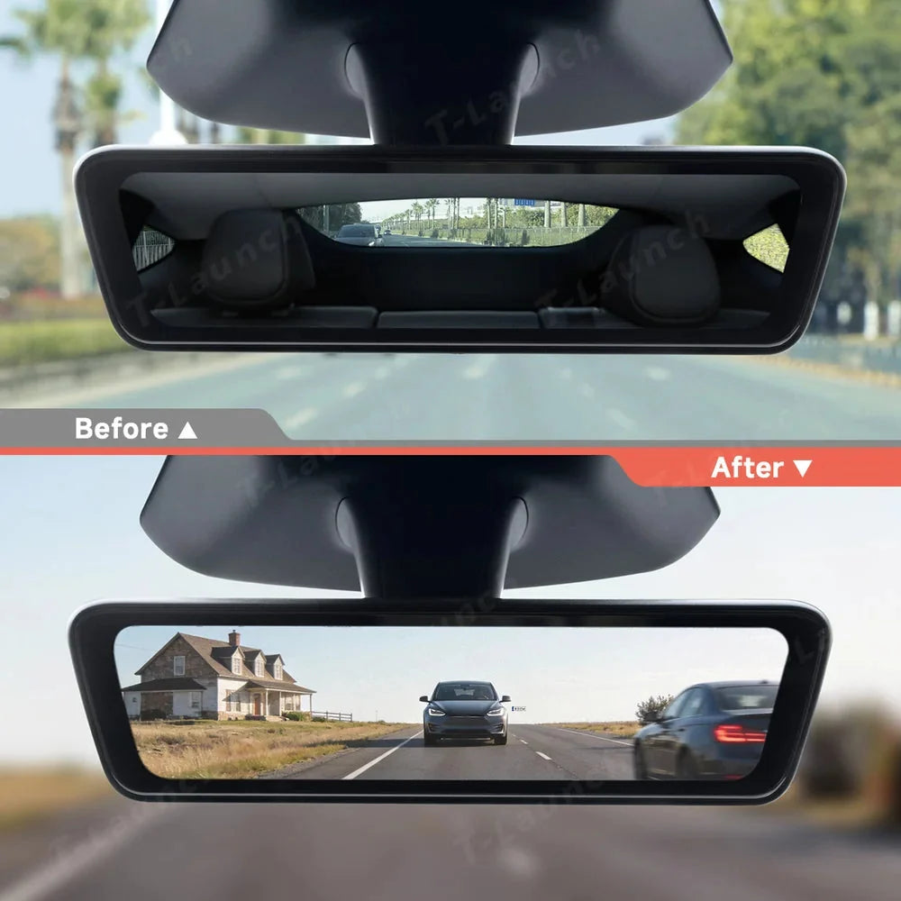 8.2" Streaming Rearview Mirror with Live HD Rear Camera for Tesla Model 3 & Model Y (2021–2026)
