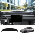 Suede Dashboard Sunshade & Anti-Glare Mat for Tesla Model Y L 2026+
