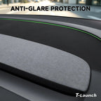 Suede Dashboard Sunshade & Anti-Glare Mat for Tesla Model Y L 2026+