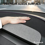 Suede Dashboard Sunshade & Anti-Glare Mat for Tesla Model Y L 2026+