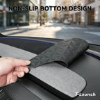 Suede Dashboard Sunshade & Anti-Glare Mat for Tesla Model Y L 2026+