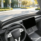 Suede Dashboard Sunshade & Anti-Glare Mat for Tesla Model Y L 2026+