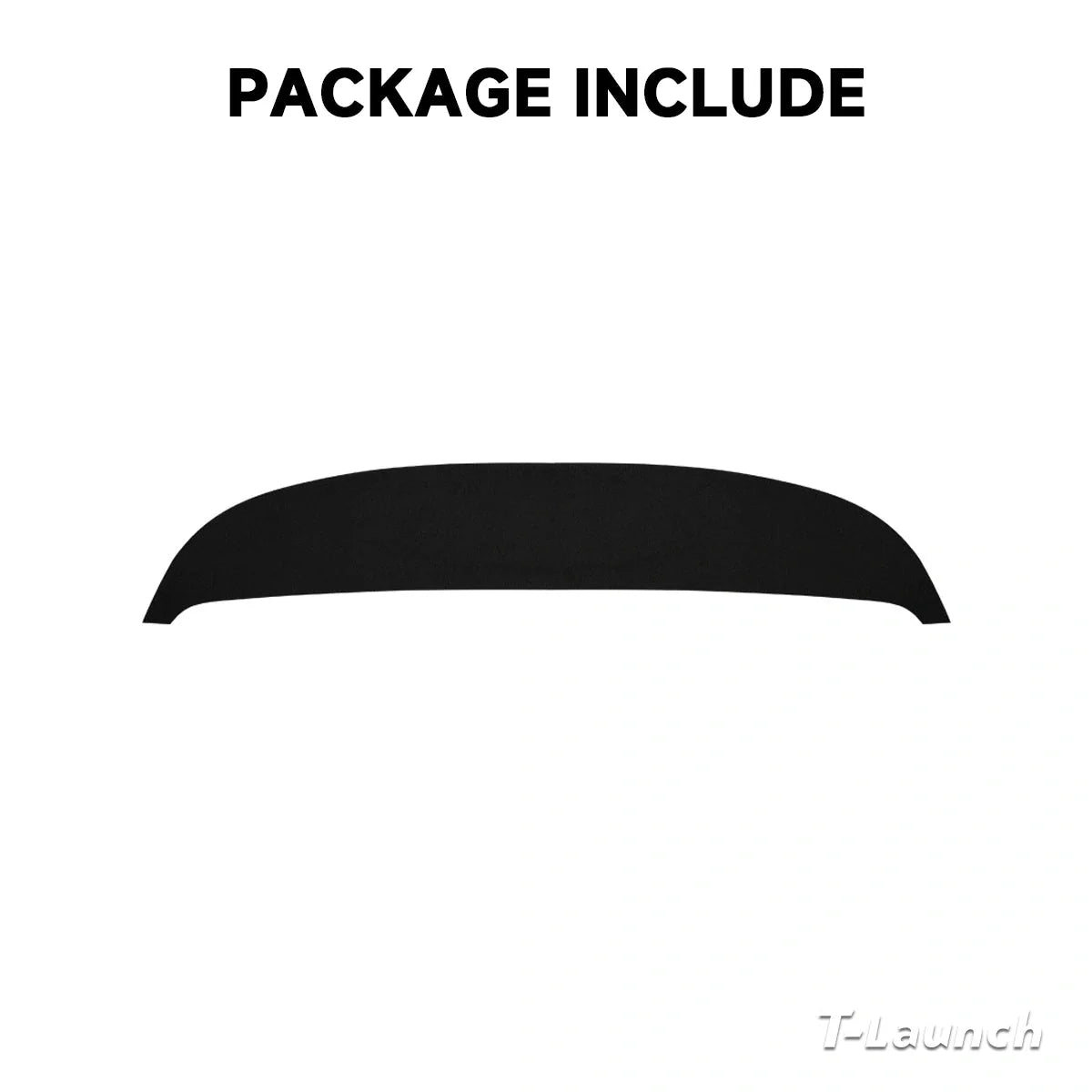 Suede Dashboard Sunshade & Anti-Glare Mat for Tesla Model Y L 2026+