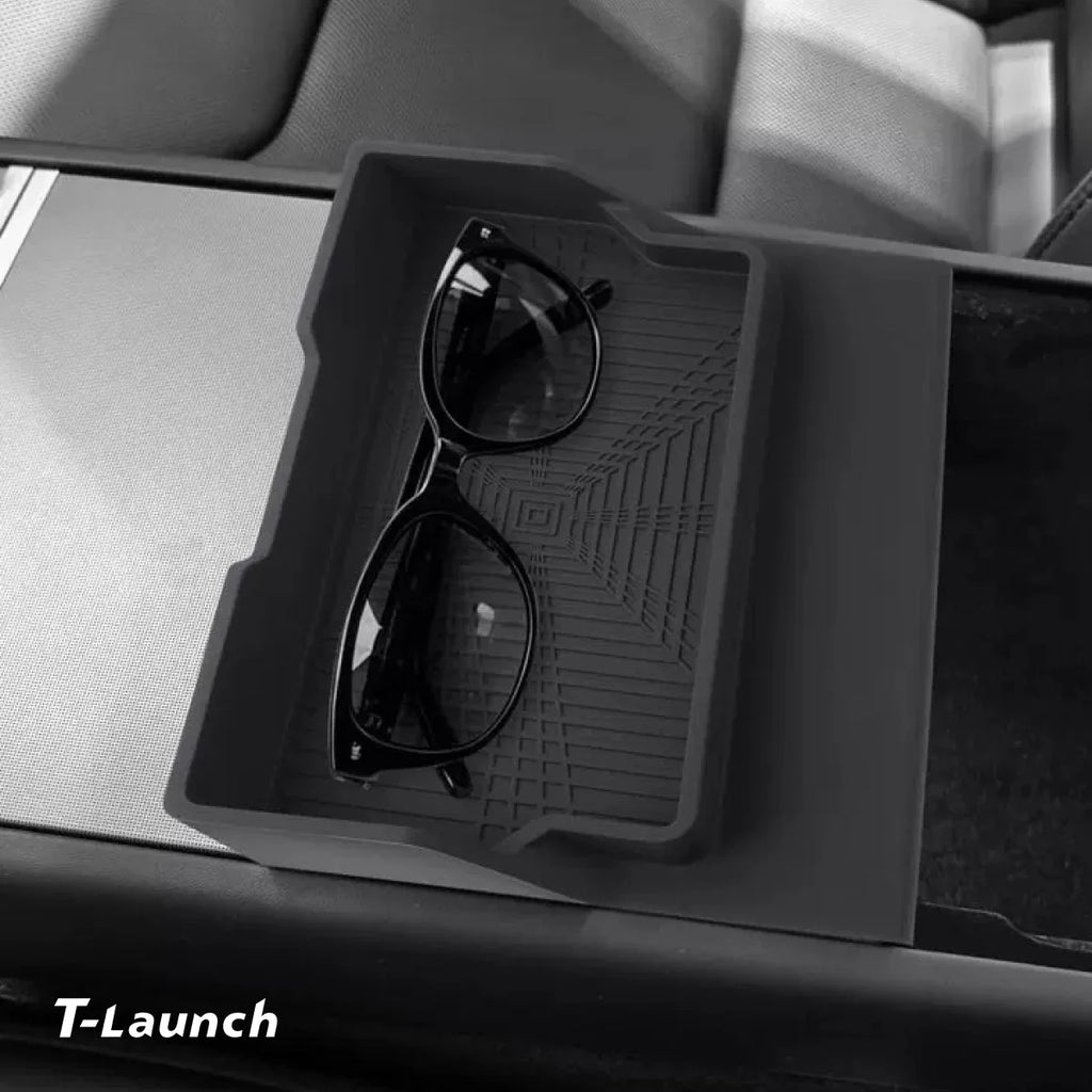 Center Console Sunglasses Storage Tray for Tesla Model 3/Y/Y L 2024+