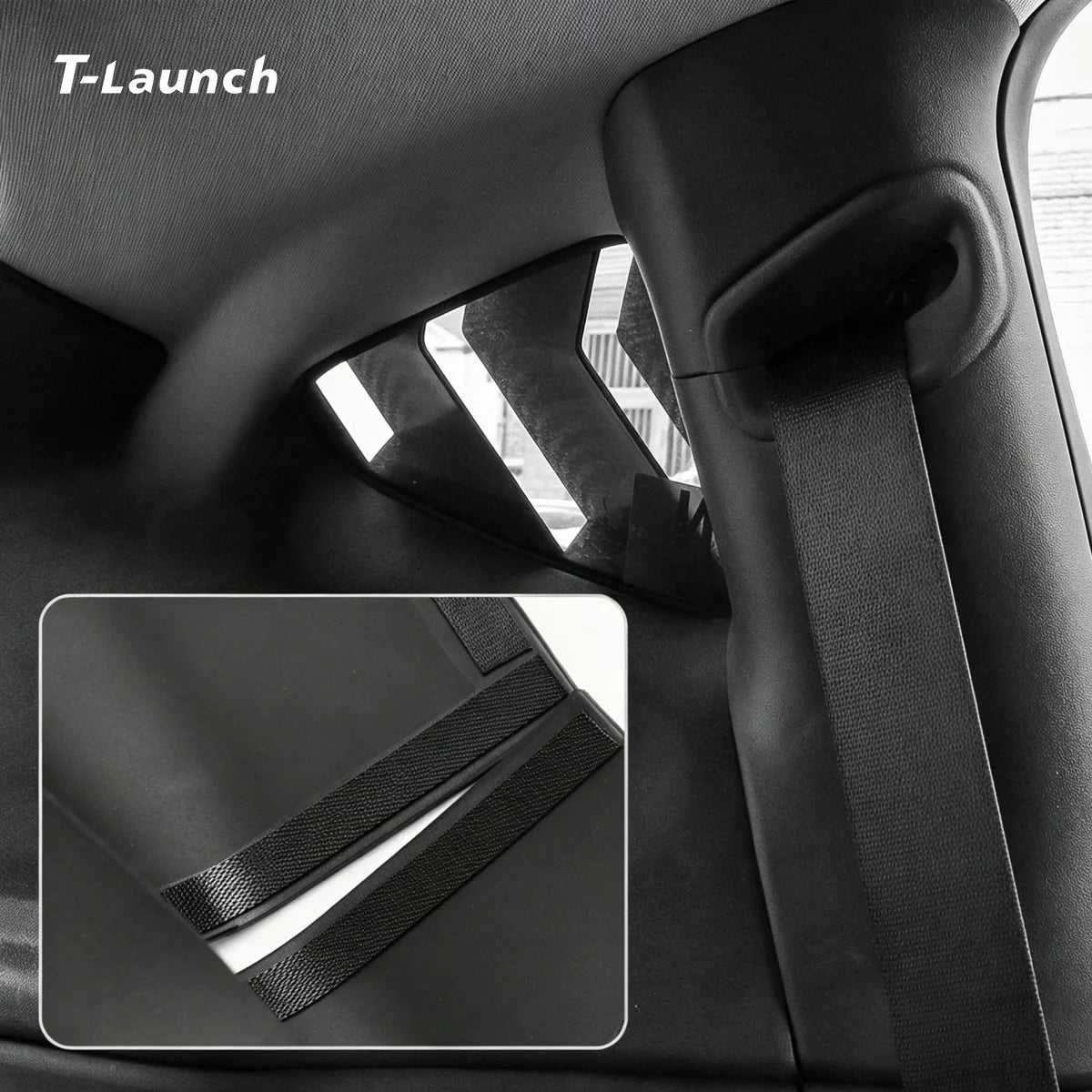 TPE C-Pillar Protector Cover for Tesla Model Y Juniper 2025+