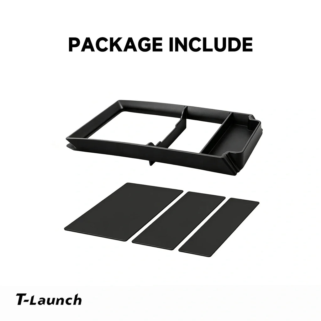 TPE Center Console Organizer Tray for Tesla Model Y Juniper / Model 3 Highland / Model YL