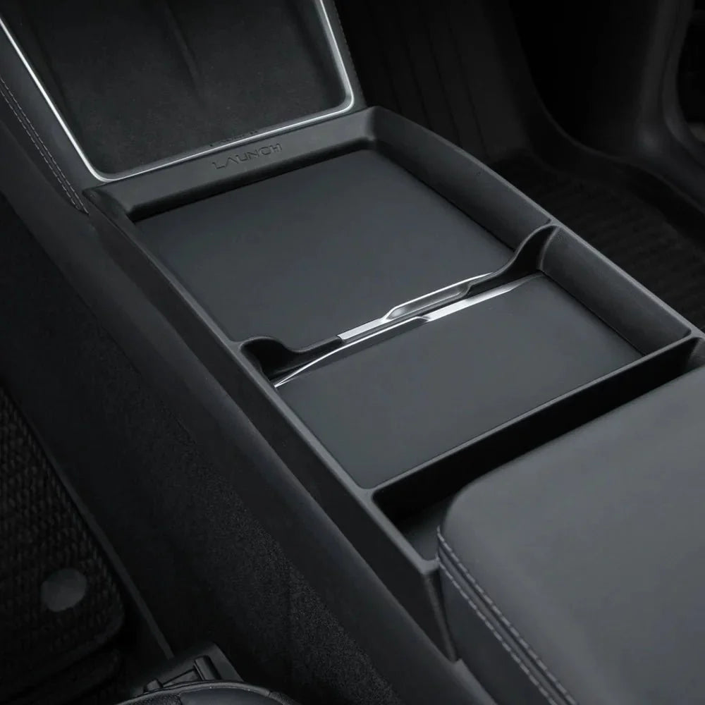 TPE Center Console Organizer Tray for Tesla Model Y Juniper / Model 3 Highland / Model YL