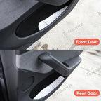 TPE Door Storage & Cup Holder Mats for Tesla Model Y Juniper 2025+