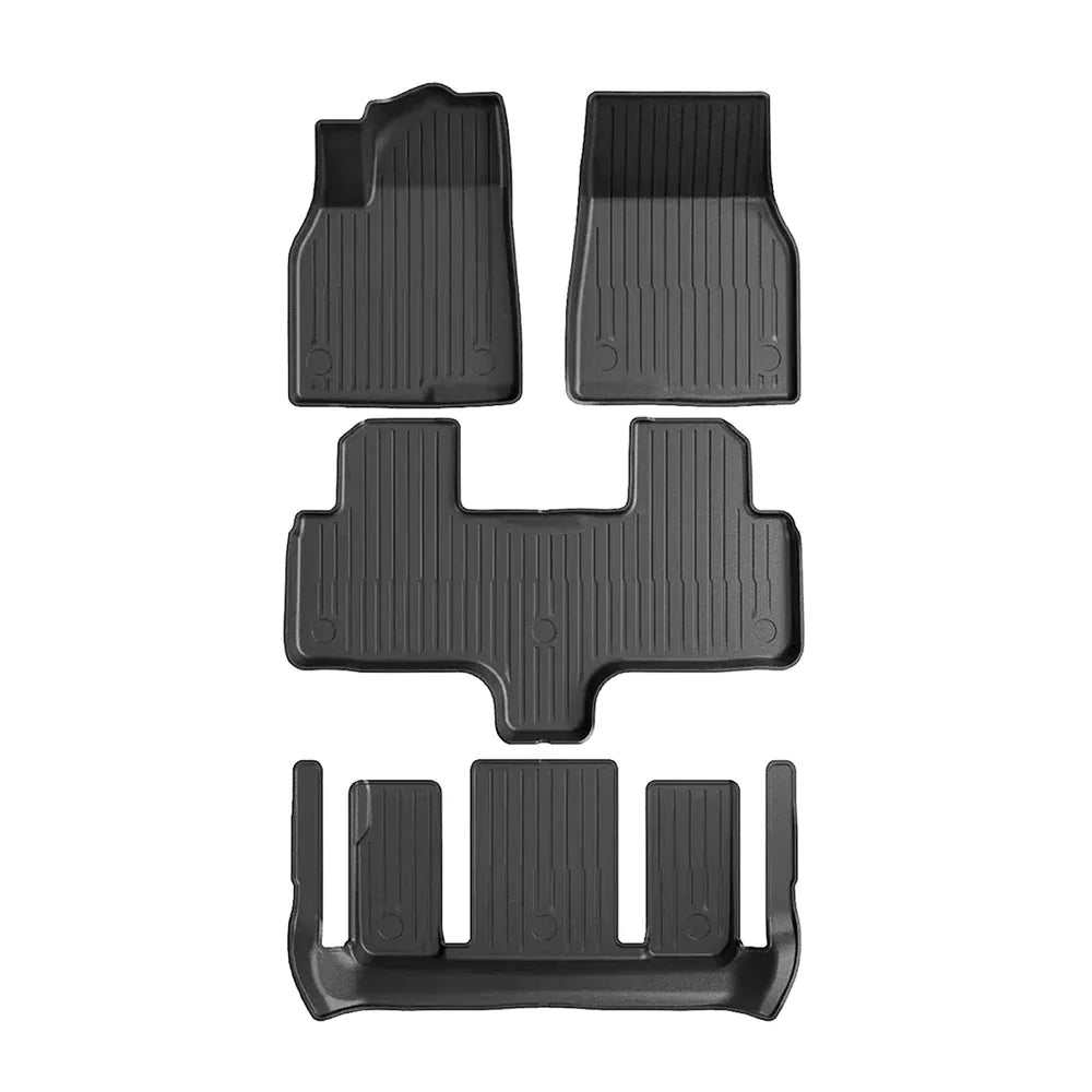 All-Weather TPE Floor Mats & Cargo Liners Set for Tesla Model YL 6-Seater 2026+
