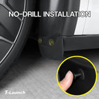 TPE Mud Flaps No-Drill Hidden Fender Guards for Tesla Model Y L 2026+