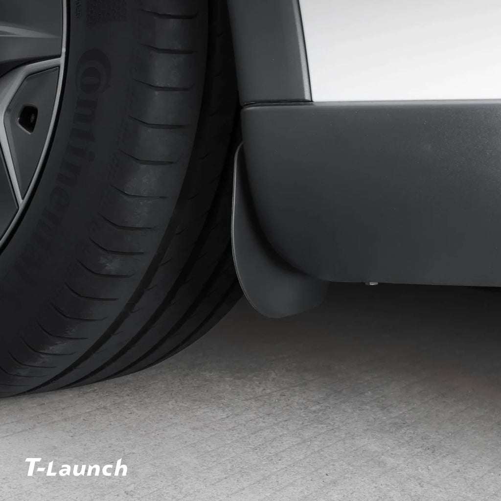 TPE Mud Flaps No-Drill Hidden Fender Guards for Tesla Model Y L 2026+