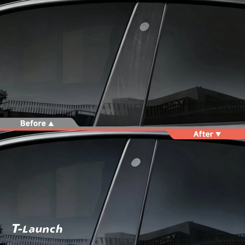 TPU B-Pillar Anti‑Scratch Protective Film for Tesla Model 3/Y 2017+