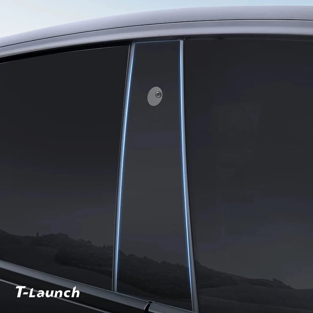 TPU B-Pillar Anti‑Scratch Protective Film for Tesla Model 3/Y 2017+