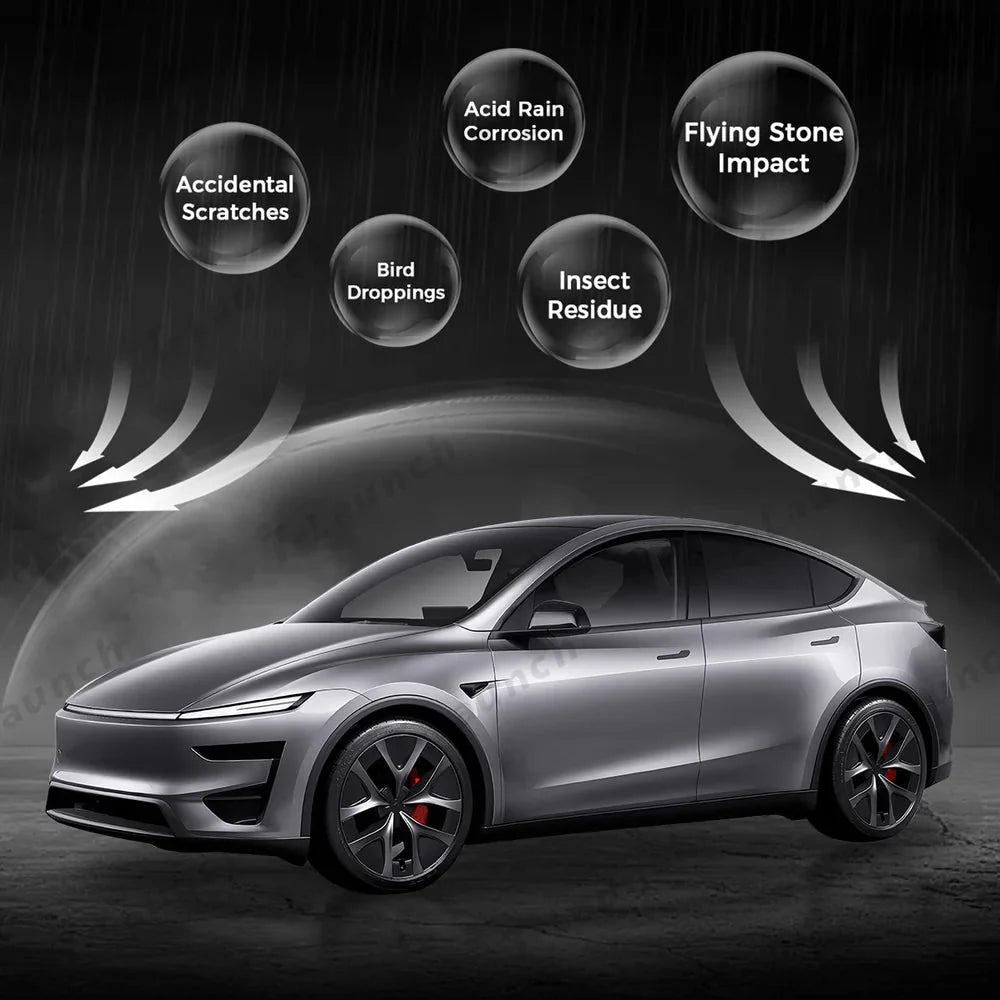 Matte TPU Invisible Full Car Paint Protection Film (PPF) for Tesla Model Y Juniper Performance 2025+