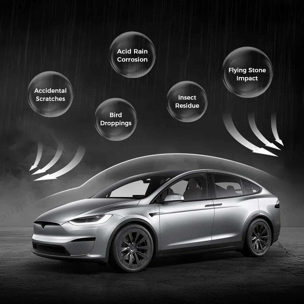 Bundle Save $150: Electric Power Frunk Lift Kit + TPU Invisible Full Car Paint Protection Film (PPF)