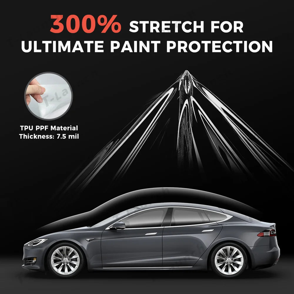 Matte TPU Full Car Paint Protection Film (PPF) for Tesla Model S (2016-2020)