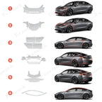 Matte TPU Full Car Paint Protection Film (PPF) for Tesla Model 3 (2020-2023)