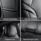 All-Inclusive Seat Cover for New Tesla Model Y L Premium 6-Seater 2026+