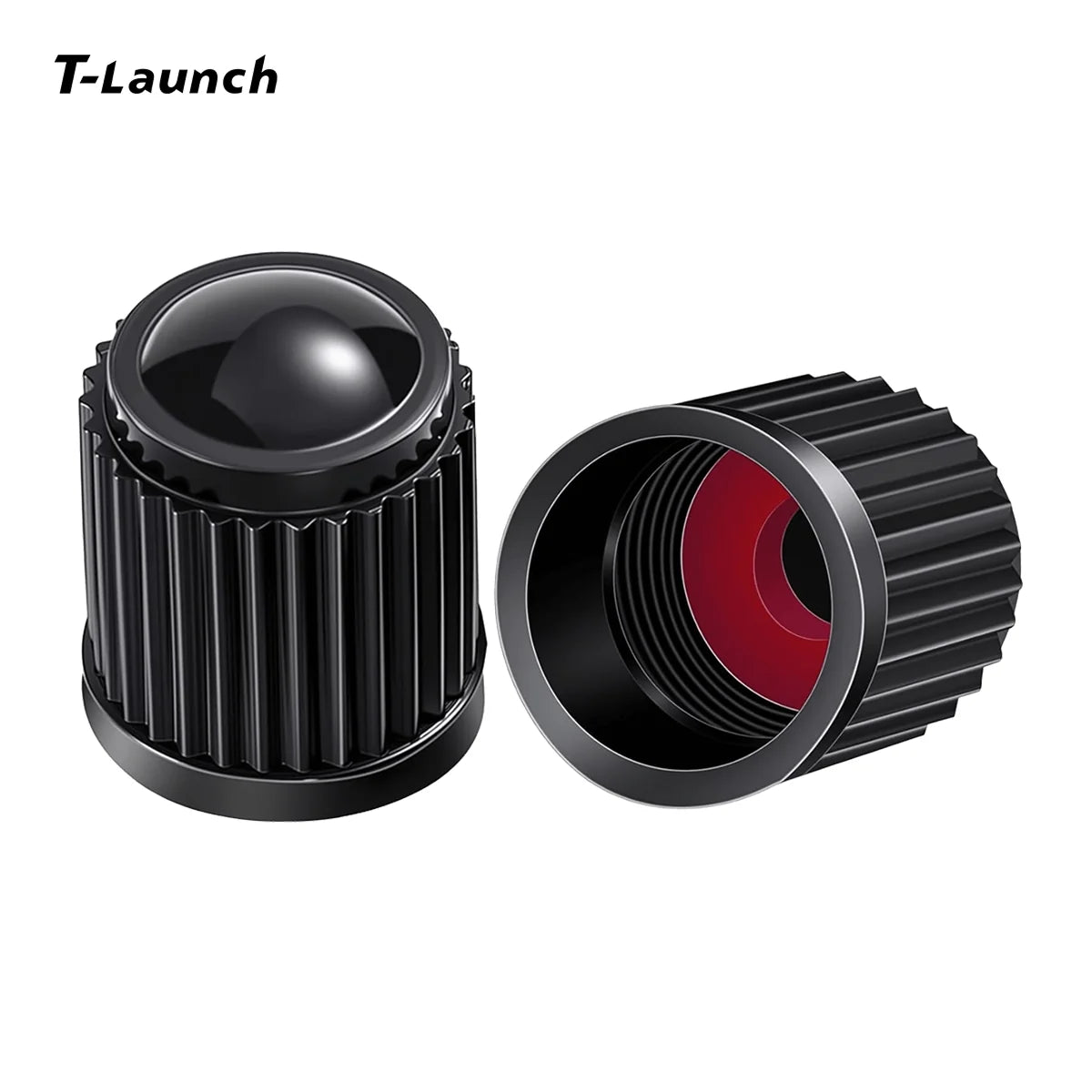 Tire Valve Stem Caps with Rubber Seal for Tesla Model 3/Y/S/X/Cybertruck