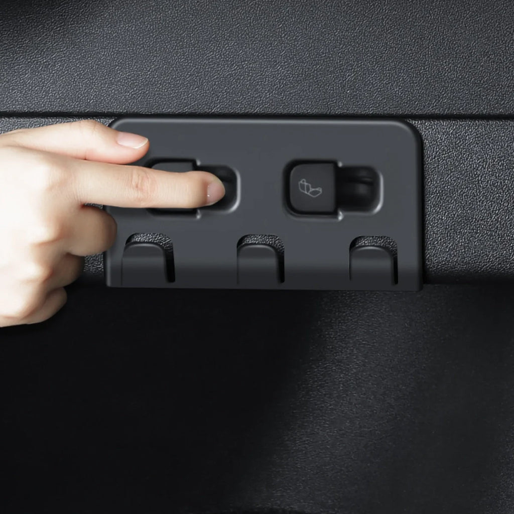 Hidden Foldable Trunk Hooks for Tesla Model Y 2021-2024
