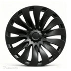 Turbine-Style Hubcaps Wheel Covers for 2026 Tesla Model Y Standard 18'' Aperture Wheels (Set of 4)