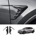 ABS Turn Signal & Side Camera Covers with Air Blades for Tesla Model Y L 6-Seater 2026+