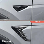 ABS Turn Signal & Side Camera Covers with Air Blades for Tesla Model Y L 6-Seater 2026+