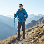 Ultralight Trekking Poles | Adjustable Length with EVA Grip Handles | Durable Support for Hiking and Camping