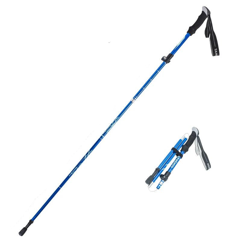 Ultralight Trekking Poles | Adjustable Length with EVA Grip Handles | Durable Support for Hiking and Camping