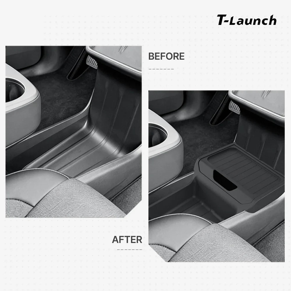 Under Center Console Organizer Tray for Tesla Model Y Standard 2026+