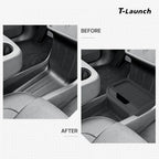 Under Center Console Organizer Tray for Tesla Model Y Standard 2026+